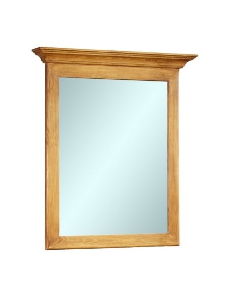 LUSTRO Z RAMĄ DREWNIANĄ 80