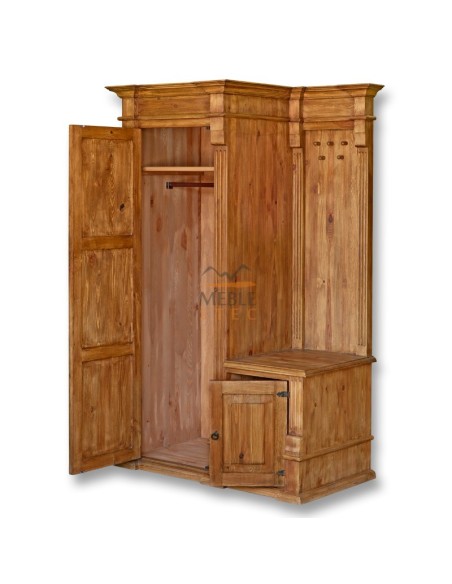 Garderoba z drewna do przedpokoju