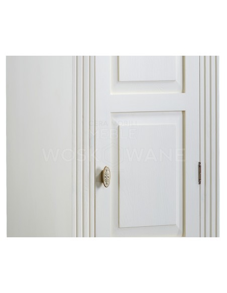 BIAŁA SZAFA Z DREWNA LITEGO 1