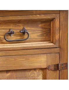 DREWNIANA SZAFKA NOCNA PRAWA 2