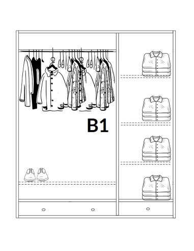 SZAFA Z DREWNA LITEGO 3