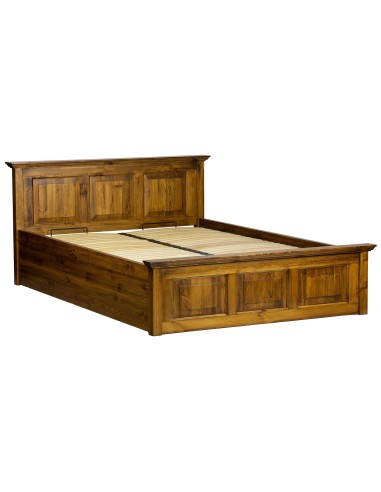 STYLOWE DREWNIANE ŁÓŻKO 120 Z POJEMNIKIEM NA...