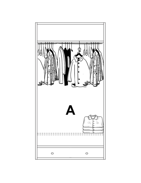 SZAFA DWUKOLOROWA W STYLU GÓRALSKIM