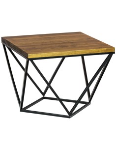 Industrialny stolik kawowy czarny 2