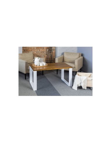 Ława kawowa industrialna biała