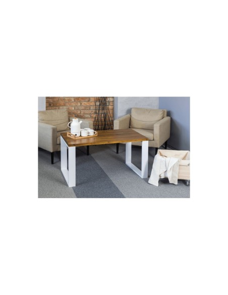 Ława kawowa industrialna biała