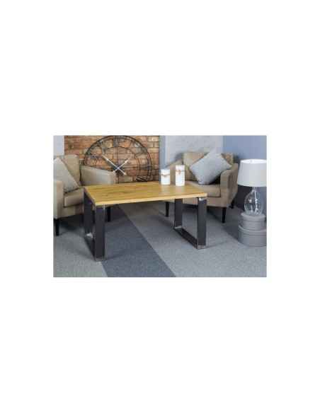 Ława kawowa industrialna szczotkowana