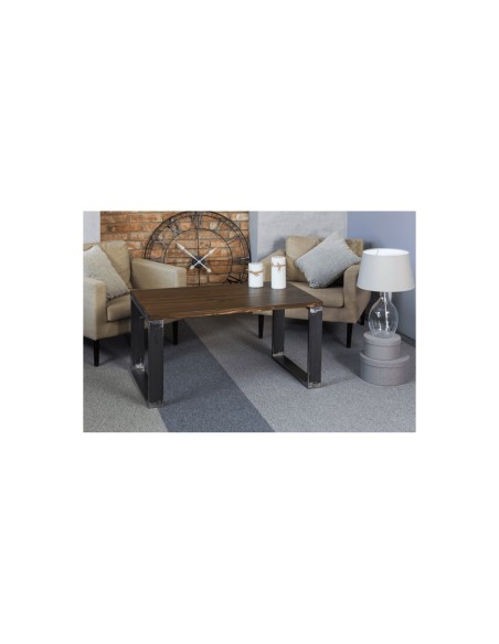 Ława kawowa industrialna szczotkowana