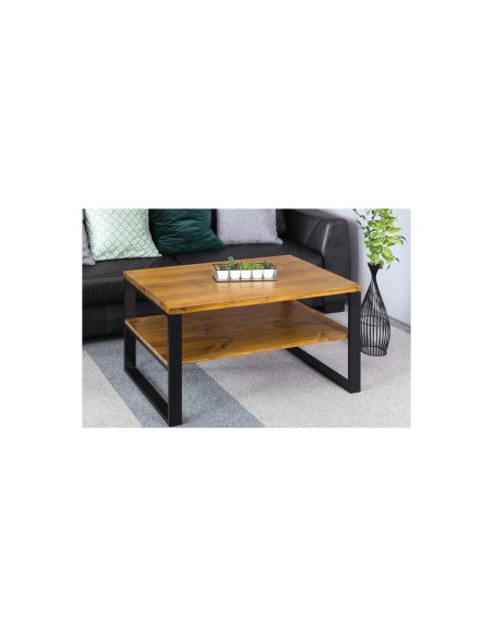 Stolik kawowy w stylu industrialnym