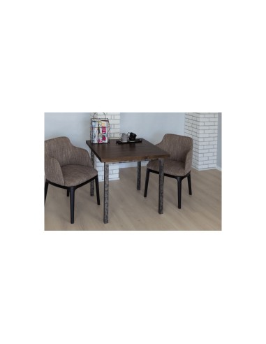 Stół industrialny drewniany 80 szczotkowany