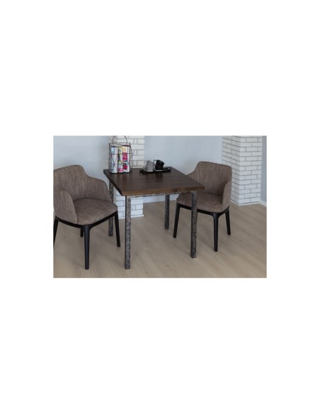 Stół industrialny drewniany 80 szczotkowany