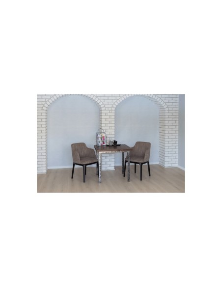 Stół industrialny drewniany 80 szczotkowany