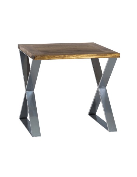 Nowoczesny stół industrialny 80 chrom