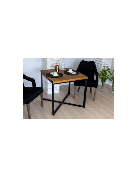 Stół loft design 80 czarny