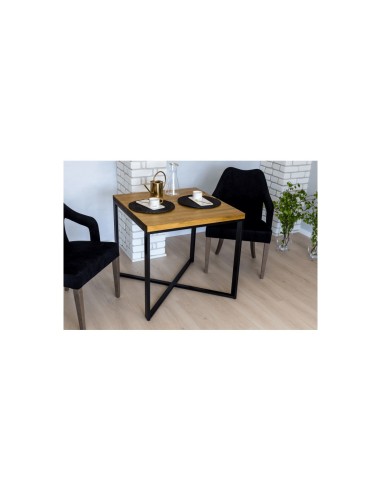 Stół loft design 80 czarny