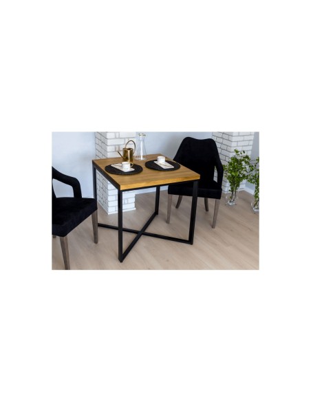 Stół loft design 80 czarny