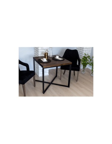 Stół loft design 80 czarny