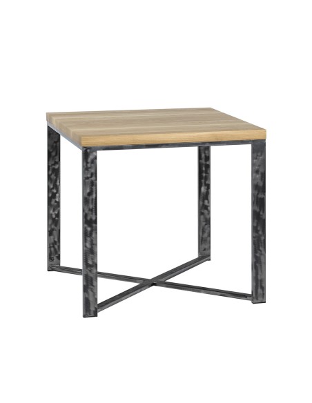 Stół metal drewno 80 stal