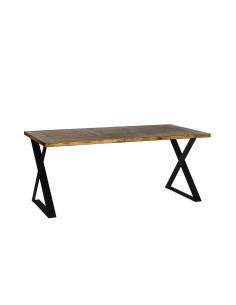 Nowoczesny stół industrialny 80 czarny 2
