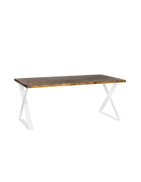 Nowoczesny stół industrialny 80 biały