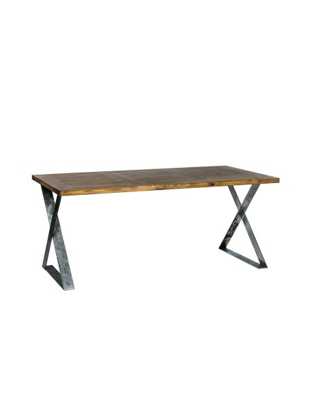 Nowoczesny stół industrialny 80 szczotkowany