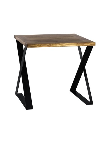 Nowoczesny stół industrialny 80 szczotkowany