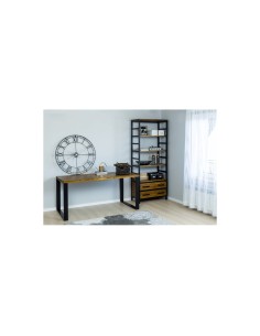 Biurko industrialne loft czarne 2