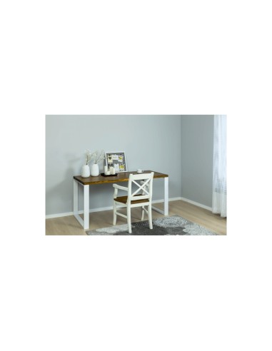 Biurko industrialne loft białe