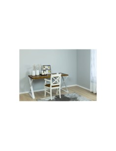 Biurko skandynawskie metal drewno 2