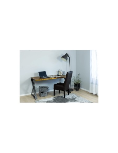 Biurko metalowe szczotkowane