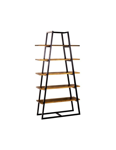 Regał drewniany industrialny