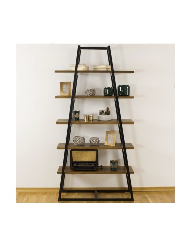 Regał drewniany industrialny