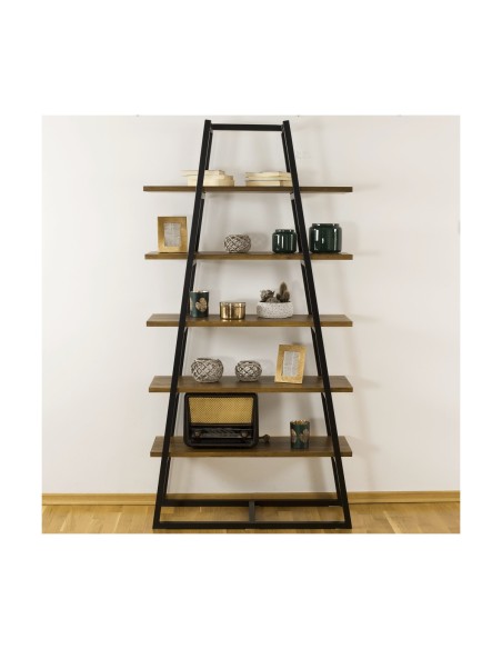 Regał drewniany industrialny