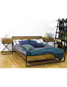 Industrialne łóżko 120 loft 2