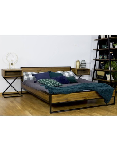 Industrialne łóżko 120 loft
