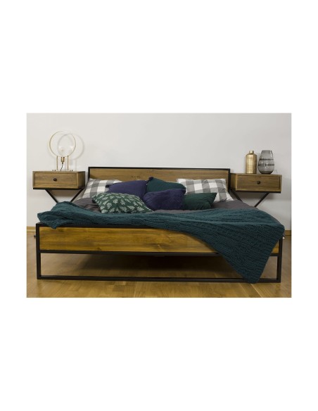 Industrialne łóżko 120 loft