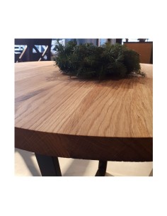 Okrągły dębowy stół 2