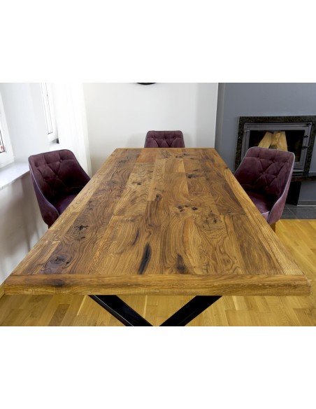 Blat dębowy ze starego drewna