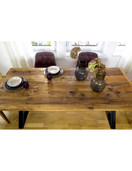 Blat dębowy ze starego drewna