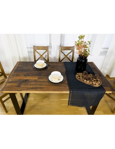 Stół z dębowych desek unikat