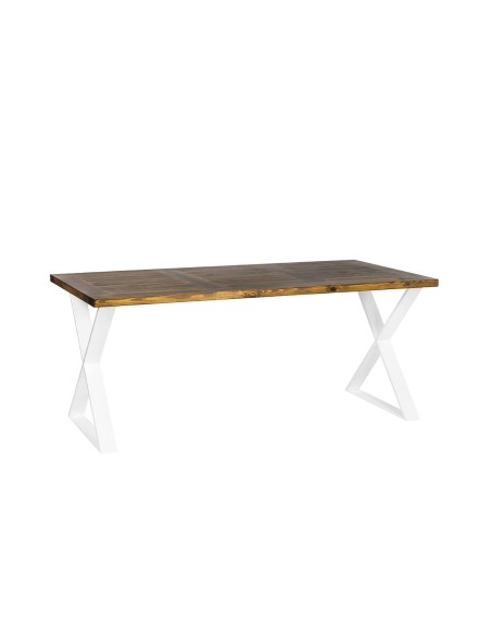 Czarny stół industrialny