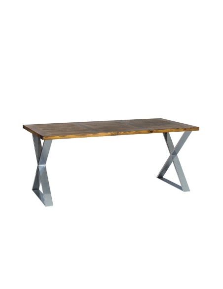 Stół industrialny w jadalni