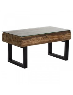 Stół kawowy loft stare drewno 2