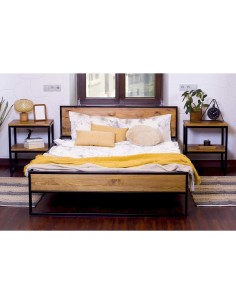 Stolik nocny w stylu loftowym 2