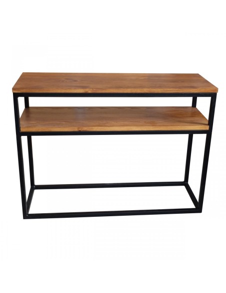 Konsola w stylu loft metal drewno