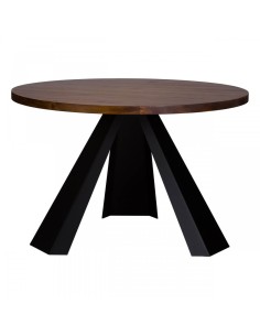 Okrągły stół loftowy