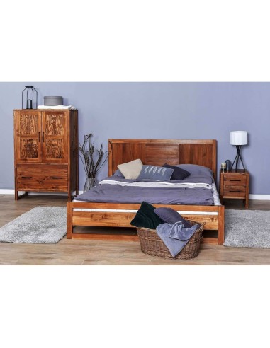 Łóżko 80 w stylu skandynawskim