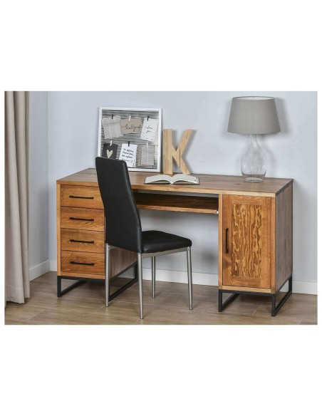 Biurko drewniane z szufladami