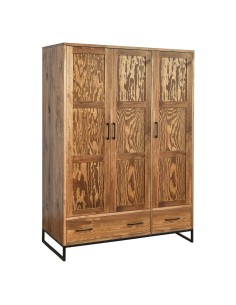 Szafa loft metal drewno 2