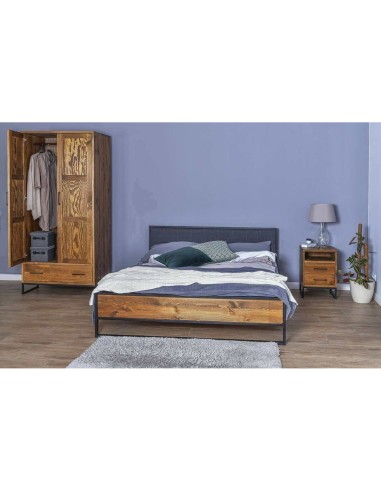 Szafa loft metal drewno